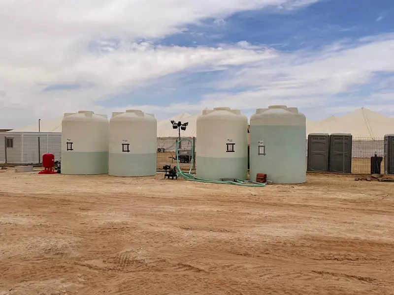 Portable water tanks